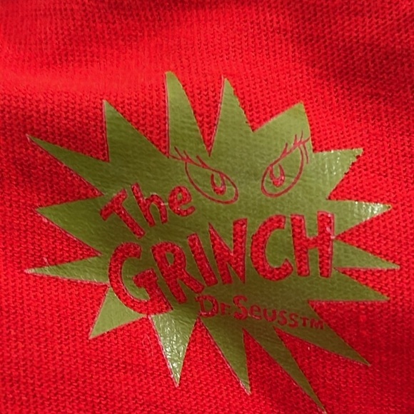Dr. Seuss The Grinch Stink Stank Stunk Short Sleeve Red Tee Size Medium New - Picture 5 of 8